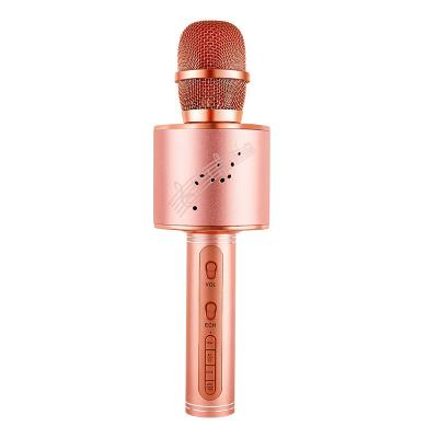 Cina Pink Handheld Singing Microphone YS66 Mic Karaoke Wireless Party Handheld Headphone Recorder Party Speakers With Mic Karaoke Wireless Microphone in vendita