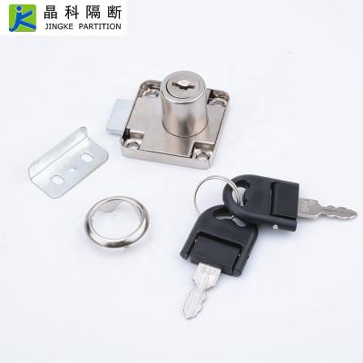 China Good Quality 138-22 Zinc Alloy Drawer Black / Silver Drawer Lock Furniture Locks for sale