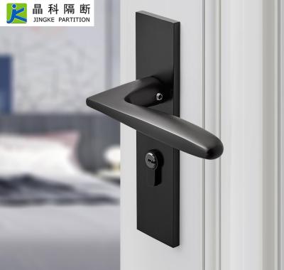 China Best Selling Hotel Door Handle Aluminum Alloy Part Interior Door Handle for sale