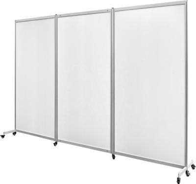 China CLASSIC Foldable Screen Guard Movable Sneeze Position Floor Partition for sale