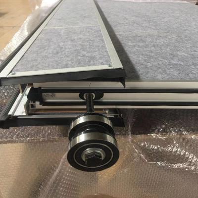 China Modern Customized Hotel Sliding Door Track Roller By Hanging for sale