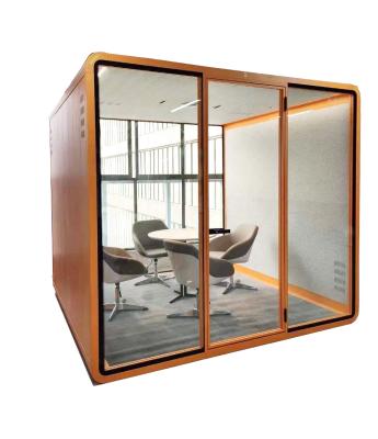 China Modern Office Interior Glass Walls Modern Commercial Used Glass Partition Room Dividers With Opening Door for sale