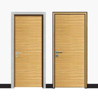 China Modern Design MDF Aluminum Wooden Door for sale