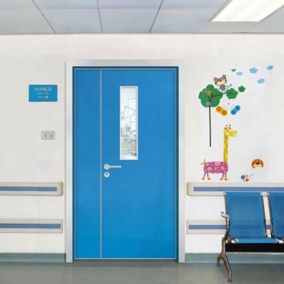 China Modern Design Hospital Aluminum Wooden Doors for sale