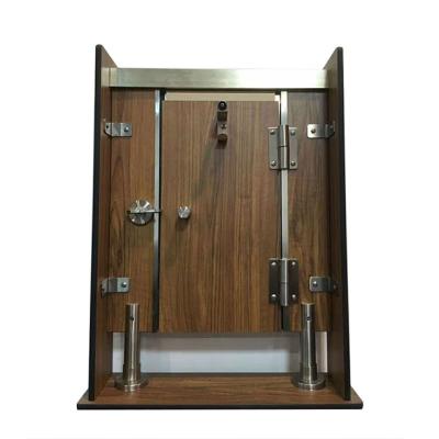 China Waterproof And Fireproof Small Sample Toilet Partition For Public Toilet for sale