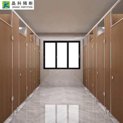 China Customized HPL Modern Design Lavatory Compartment Toilet Divider Modern Toilet Partition For Hotel for sale