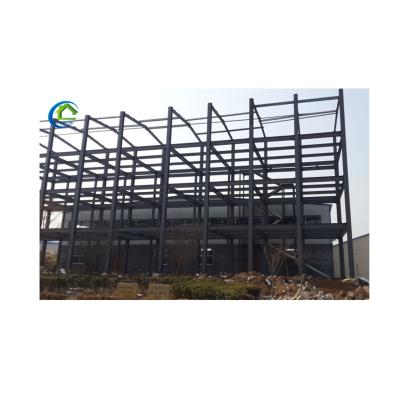 China Modern Light Steel Framing Prefab House Factory Cast Steel Structure 3D Drawing for sale