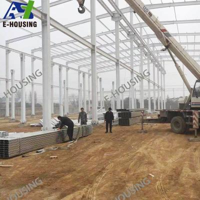 China Modern Steel Structure Warehouse Workshop Aircraft Hangar Office Prefab Building Material for sale