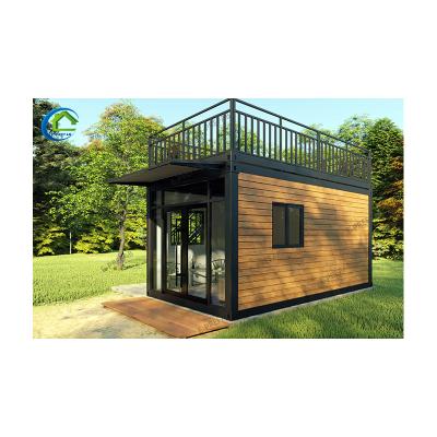 China Modern portable luxury prefab container house 40ft container villa container hotel small building for sale