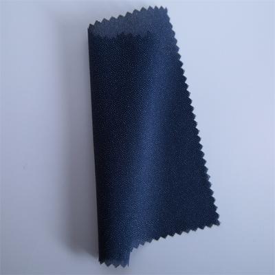 China Latest Water Soluble Design In Clothes Warp Shirt Fusible Collar Fabric Garment Knitted Woven Melting Interlining for sale