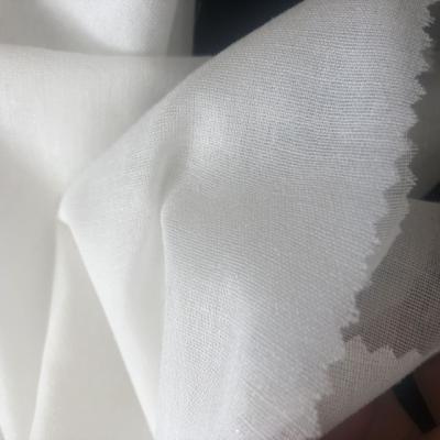 China Water Soluble Shirt Collar Garment Accessories Woven Shirt Collar Interlining Fusing Interlining for sale