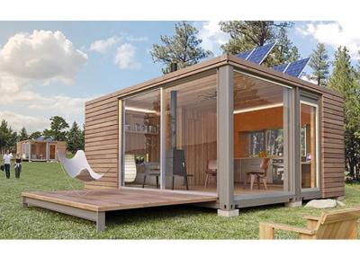 China Topshaw Casas Prefabricadas Prefab Houses 20ft 40ft Solar Modified Shipping Container for sale