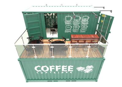 China Topshaw Portable container Prefab Restaurant Outdoor Fast Food Kiosk Mobile Coffee Shop for sale