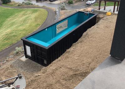 China Topshaw AU Standard 20ft 40ft Modern Pool Container Shipping Container Swimming Pool for sale for sale