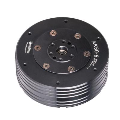 China AK60-6 V1.1 Waterproof Durable DC Electric Pancake Robot Low Noise Brushless Motor with Encoder and Driver for sale