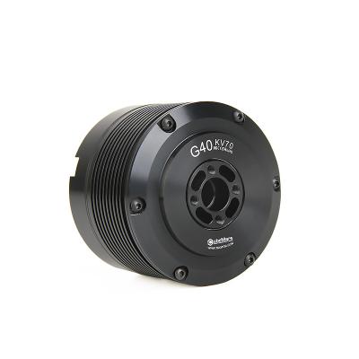 China Waterproof High Quality Low Torque Performance T-Motor G40 KV70 KV210 Gimbal 16volt Brushless Motor for sale