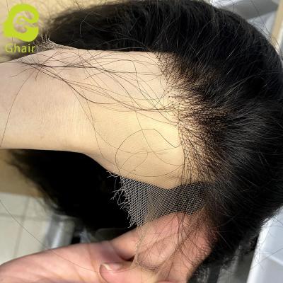 China Factroy Glueless Smooth Soft Direct 180 Density Full Cuticle Aligned Super Natural Raw Hair HD Lace Wigs for sale