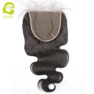 China No Hair Sale Size Quality 7*7 HD Lace Closure 9A+ Virgin Hair Body Shedding Weft Hot Wave for sale