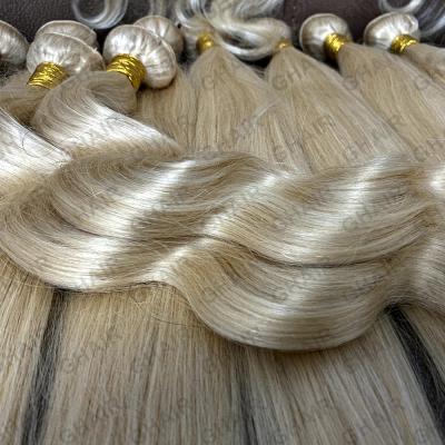 China Barely Shedding Soft Smooth Thick 613 Blonde Virgin Hair, 613 Cuticle Aligned Hair Bundles, Blonde Virgin Hair 613 Bundles for sale