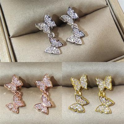 China CLASSIC Super Quality Zircon Earring For Women Earring Ladies Durable Zircon Earring for sale