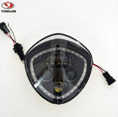 China VICTORY Halo Angel Eye DRL LED Headlight For Cross Country/Victory Vegas Headlight Road Cruisers for sale