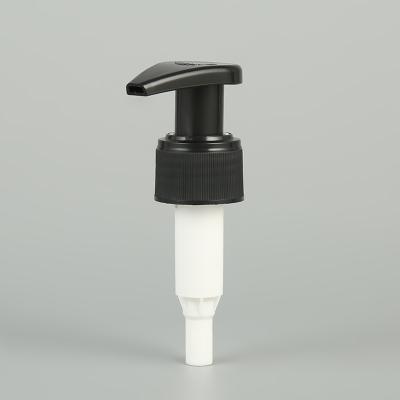 China Non Spill 24/410 Black Lotion Pump All Plastic Soap Pump Lotion Bottle With Pump for sale