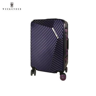 China light & Durable Portable 4 Side Trolley Case Hard Case ABS Wheeled Luggage And PC Carry On Luggage for sale