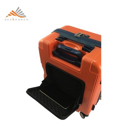 China ABS & Hard PC Shell Trolley Luggage Suitcase With Reasonable Price for sale