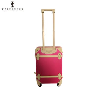 China ABS Easy Travel Suitcase Airport Trolley Luggage Eco-friendly Suitcase With Abs/pc Women Spinner Imported Suitcase 300 Pcs for sale