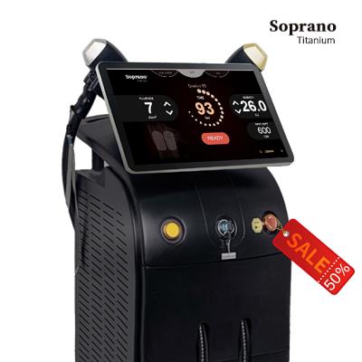 China Whitening 808nm laser 755 808 1064 Diode Laser Hair Removal Machines Titanium 12bar Diode 12bar Ice Soprano Alma CE 2 Years Warranty for sale