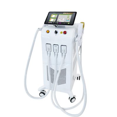 China Skin tightening ND newest 2022 ipl rf yag multifunction laser machine tattoo removal machine diode laser hair removal machine for sale