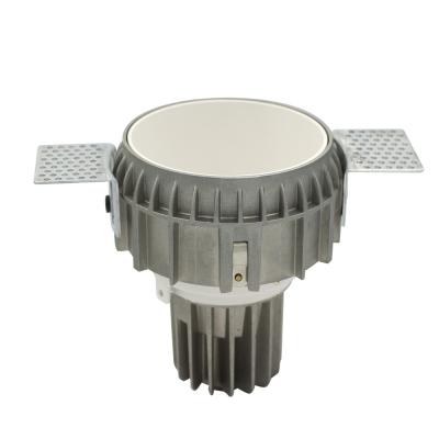 China Modern LED COB Down Spotlight 5W Indoor Lighting Trimless Round Spot Ceiling Light 0-10V dimmable 0-10V for sale