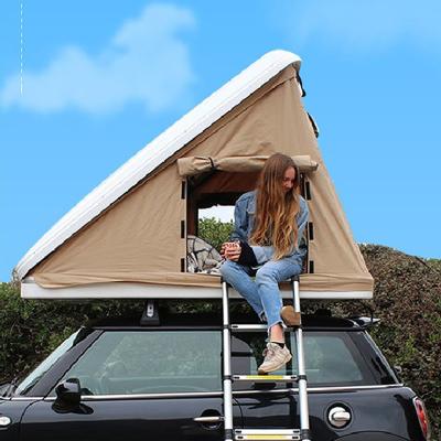 China Straight Bracing Type Off-Road Foldable Car Roof Top Tent Hard Shell Roof Top Tent For Sale for sale