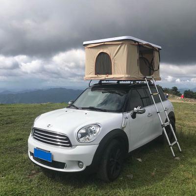 China Straight Tying Type Hard Top Vehicle Top Outdoor Roof Top Tent Shell Camping Automatic Truck Roof Top Tents for sale