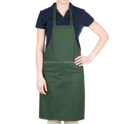 China Custom Made Reusable Washable Lower Price Eco-Friendly Cotton Grade Chef Apron Poly for Cooking BBQ and Kitchen Grill for sale