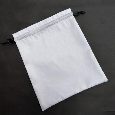 China Custom Eco-friendly Recyclable New Products Satin Jewelry Dust Pouch Gift Satin Bag With Logo Printing for sale