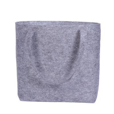 China Logo Tote Bags Custom Simple Stylish Personal Eco-friendly Felt Conventional Tote Bags Eco-Friendly Bags for sale