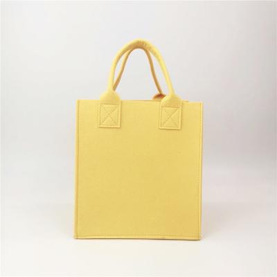 China Hot Selling Eco-Friendly Felt Bag Custom Empty Bag Woman Environmental Protection Shopping Handbag for sale