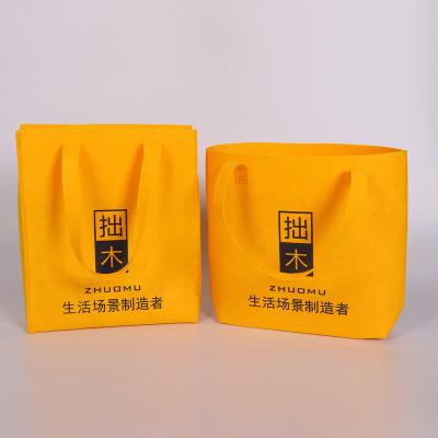 China New Style Eco - Friendly Felt Shopping Bag Leisure Advertising Bag Felt Bags In Various Sizes for sale