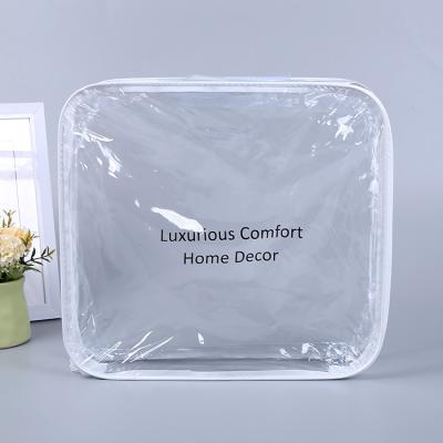 China Wholesale Eco-friendly Portable Transparent PVC Storage Bag Travel PVC Cosmetic Zipper Bag for sale