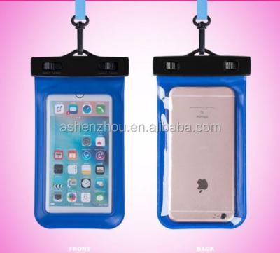 China Hot Selling Waterproof Custom Logo Transparent PVC Waterproof Phone Bag For iPhone 8 Case, Cell Phone Case for sale