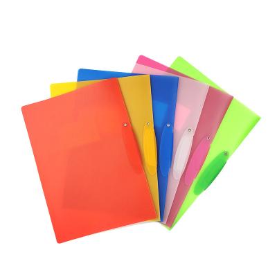 China 100% Eco-friendly Plastic Transparent Rotating A4 Folder Office Information Leverage Report Folders for sale