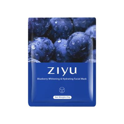 China Face Mask Moisturizer Blueberry Whitening And Hydration Sheet for sale