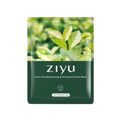 China Moisturizer Green Tea Hydrating And Oil Control Beauty Hydrating Face Mask for sale