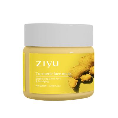 China Vitamin C Clay Facial Mask Hydrating Cream Turmeric Face for Acne and Dark Spots for sale