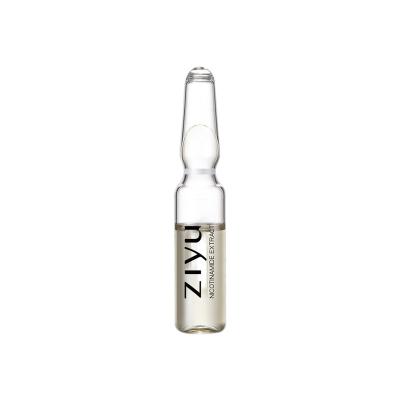 China Skin Revitalizer 1-2mL Glass Bottle Brightening Nicotinamide Ampoule Essence for sale