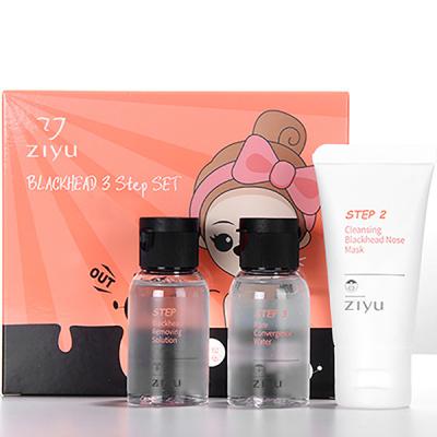 China Moisturizer Three Stages Blackhead Remover Set For T Zone Pore Remover Peep Shrink for sale