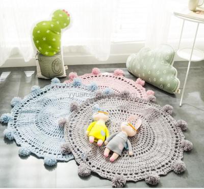 China Other baby blanket with pom pom wholesale soft cheap price for sale