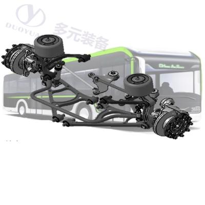 China OVER 12M Coach Electric Car Front Axle Rear Wheel Differential Drive Axle With 65Kw Motor Power for sale