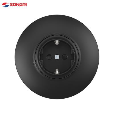 China European Type Brand Residential Songri Germany Wall Socket for sale